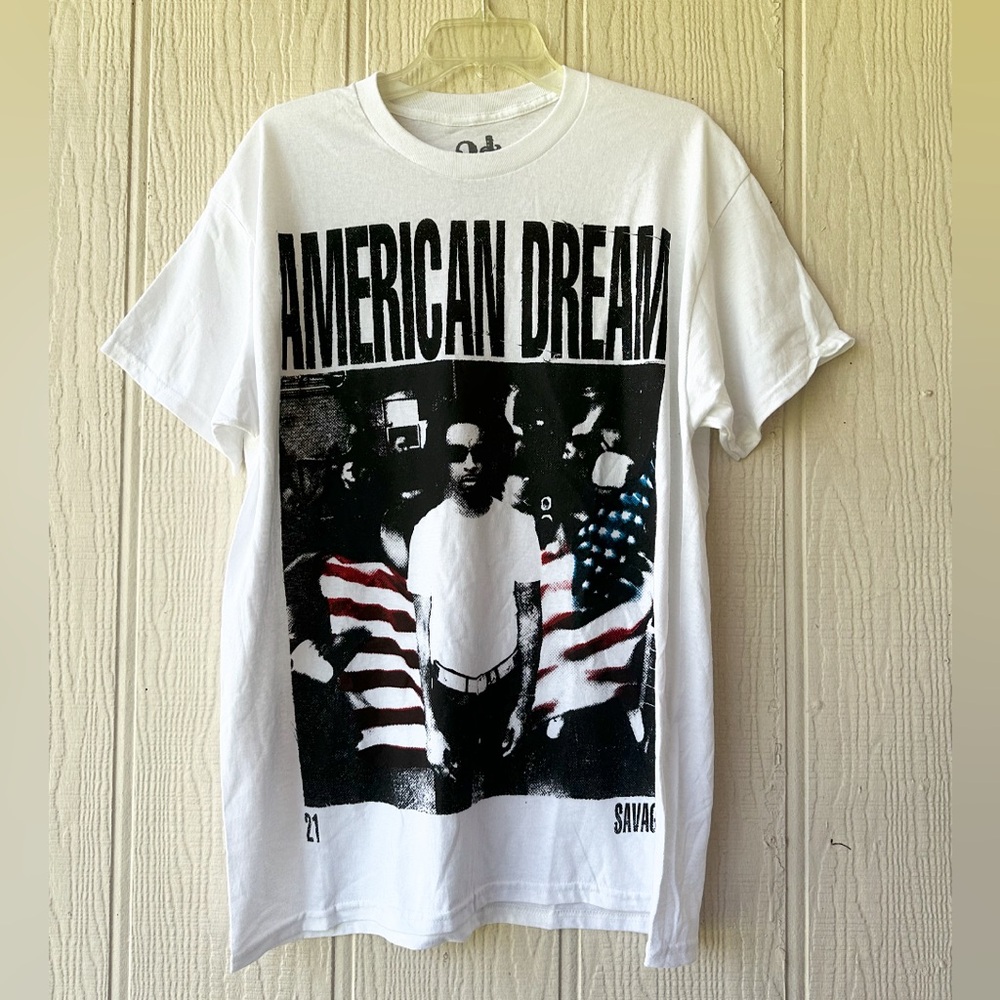 NEW 21 Savage American Dream Graphic T-Shirt